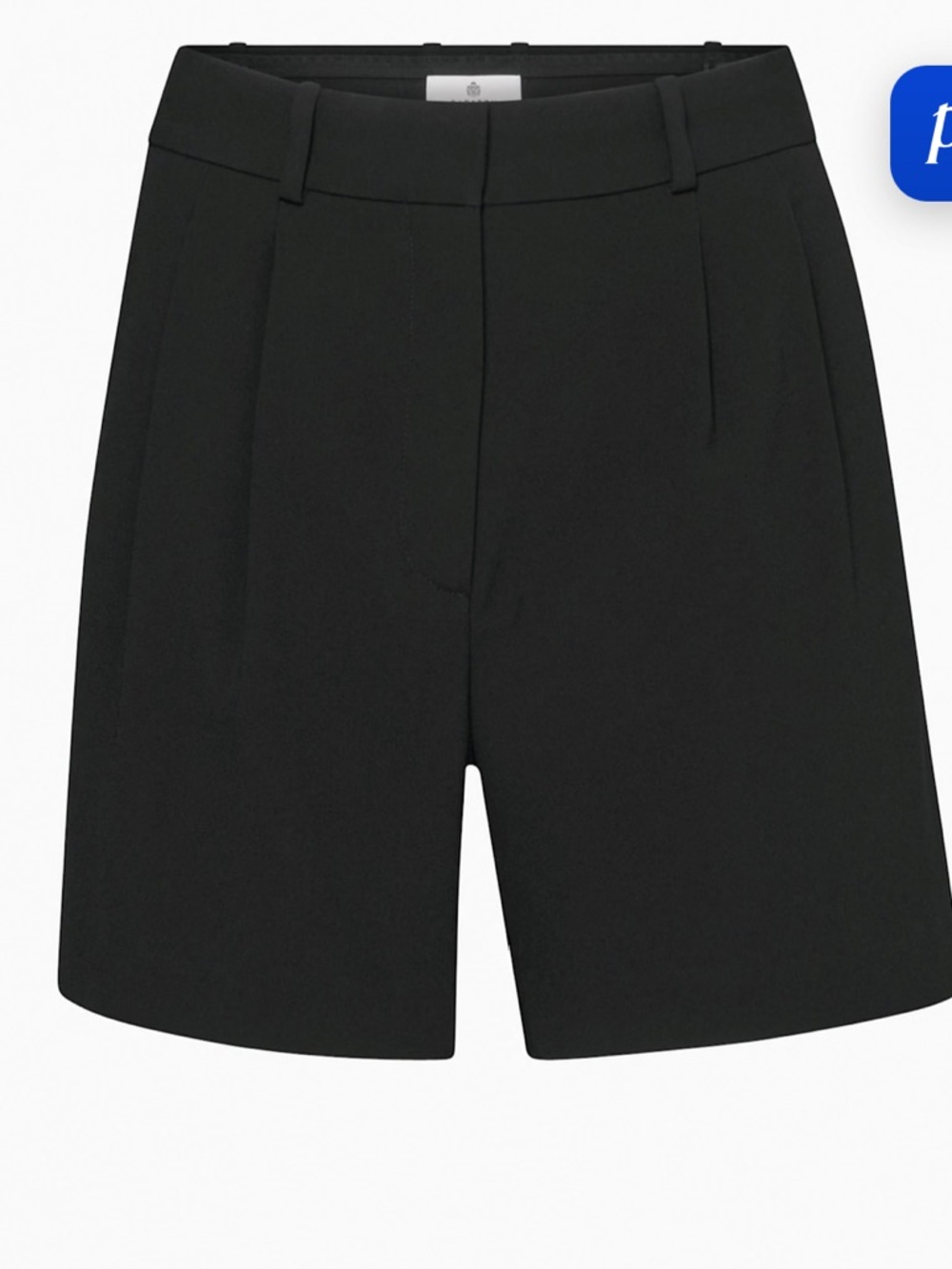 Aritzia Babaton Pleated Mid-Thigh Short size 4